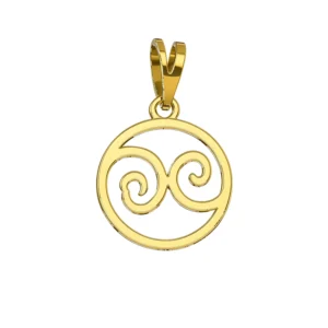 پلاک مینیمال طرح دایره مارپیچ